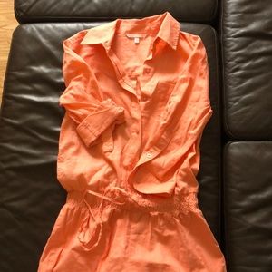 Victoria secret beach cover-up linen romper